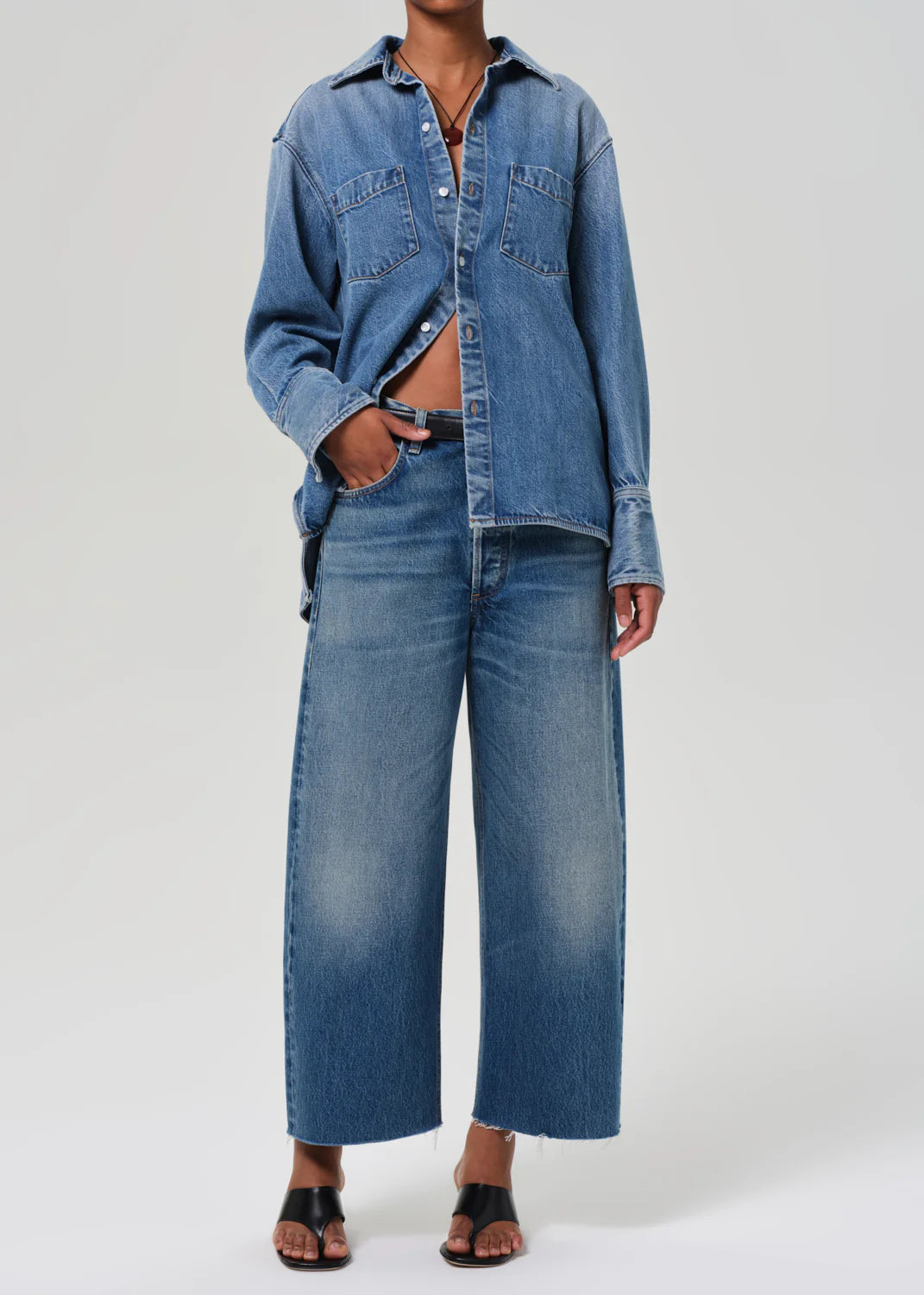 Citizens of humanity AYLA Raw Hem Jeans, Size 24