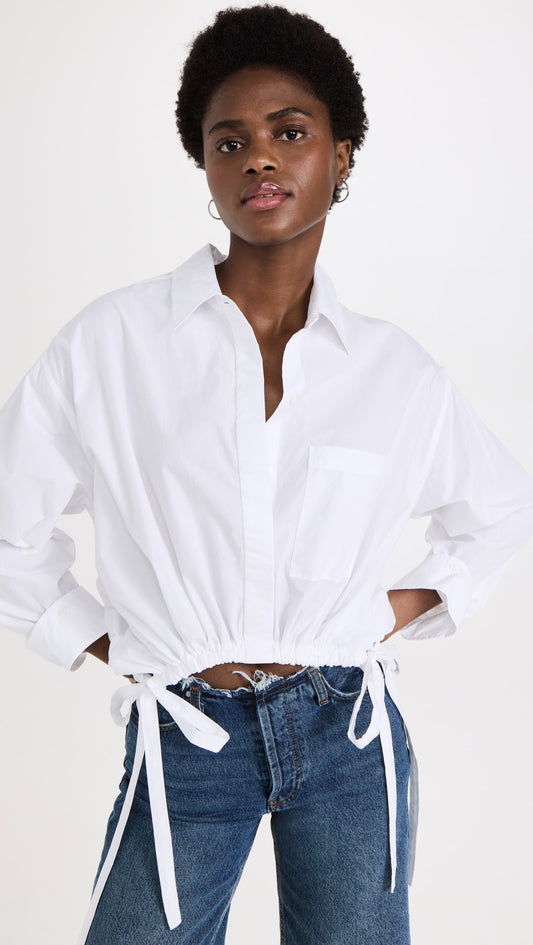 Citizens of Humanity Alexandra Button Down Top, XSMALL