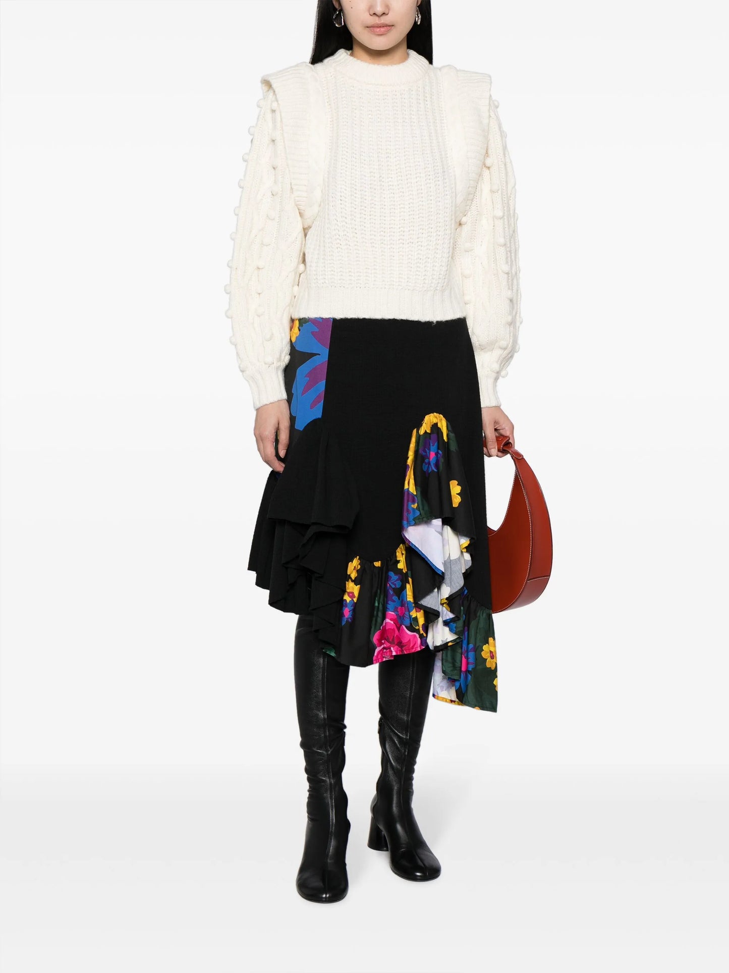 FARM Rio
braided-detail chunky-knit Sweater, XSMALL