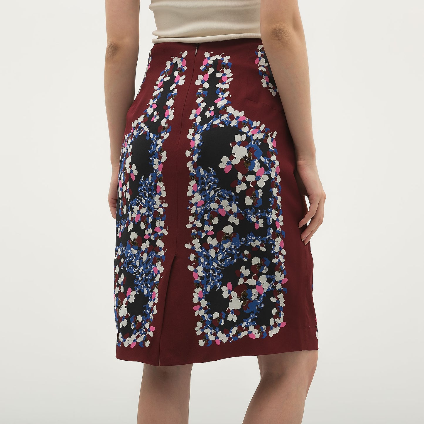 Erdem floral skirt with pockets, SIZE 6