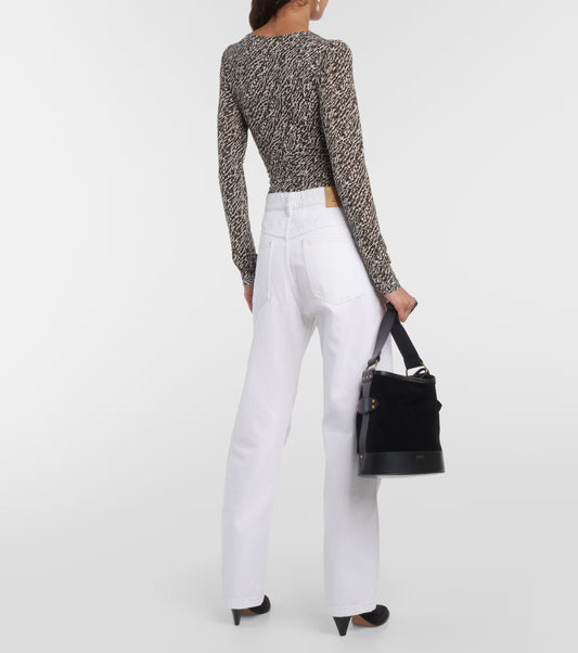 ISABEL MARANT Nadege high-rise boyfriend jeans, SIZE 34 (fits like size 26)