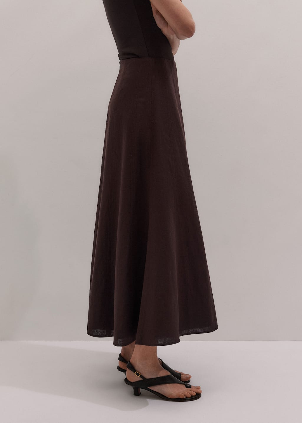 Panelled Maxi Skirt
Crease-Less Linen