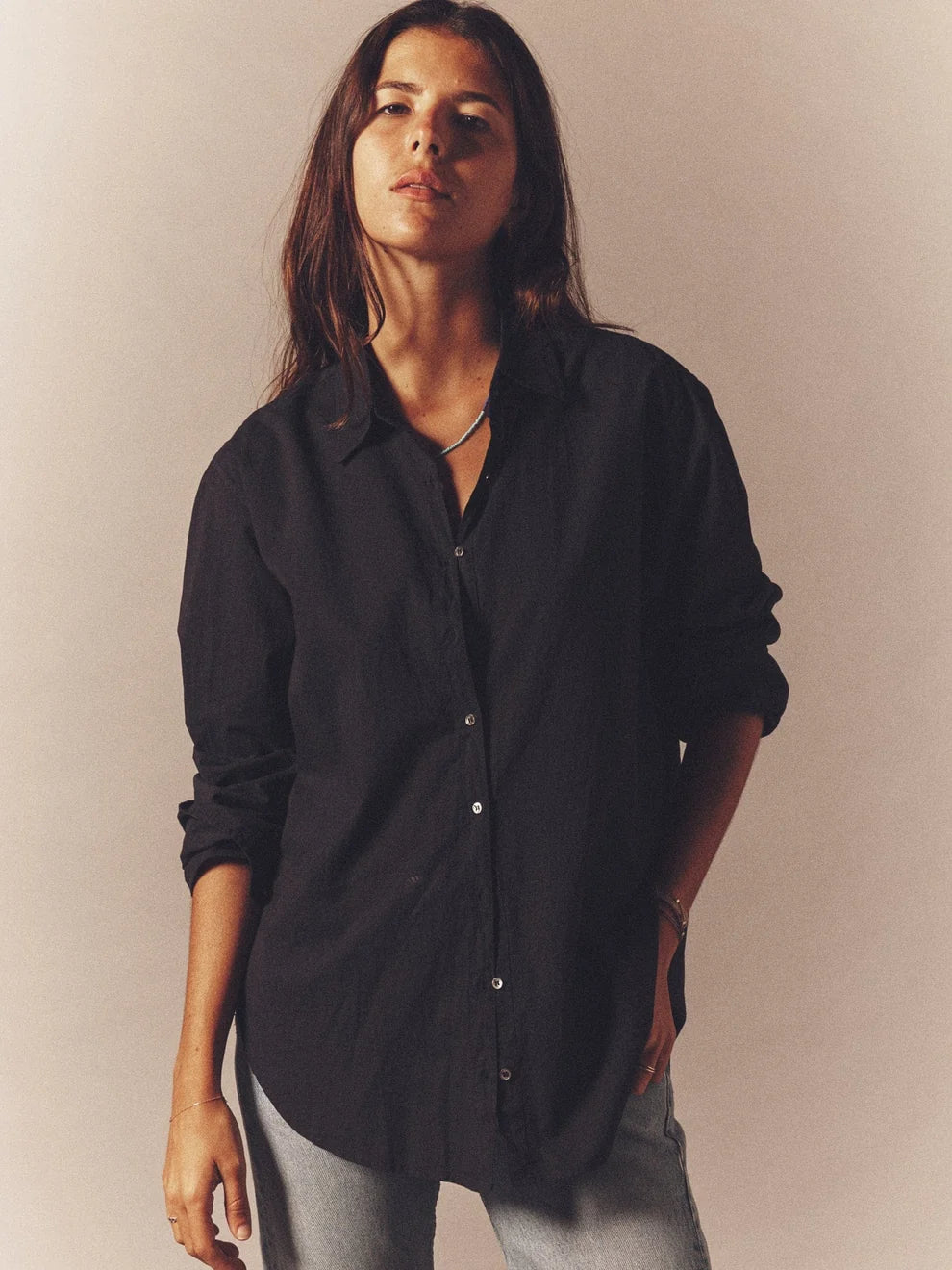 Xirena Black Beau Shirt, XSMALL