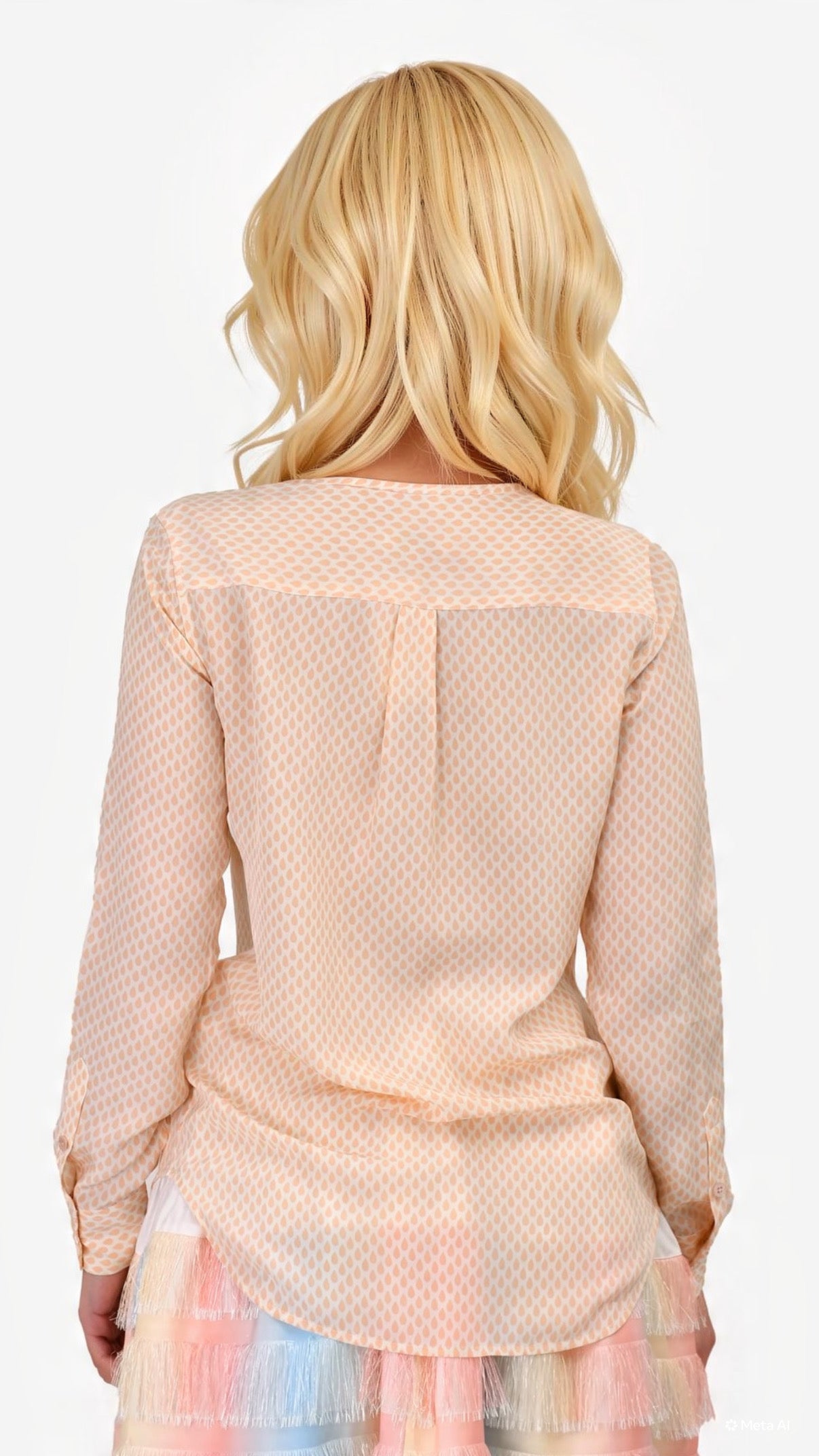 Equipment NWT Lynn Silk Dew Drop Button Down Top, Size Small
