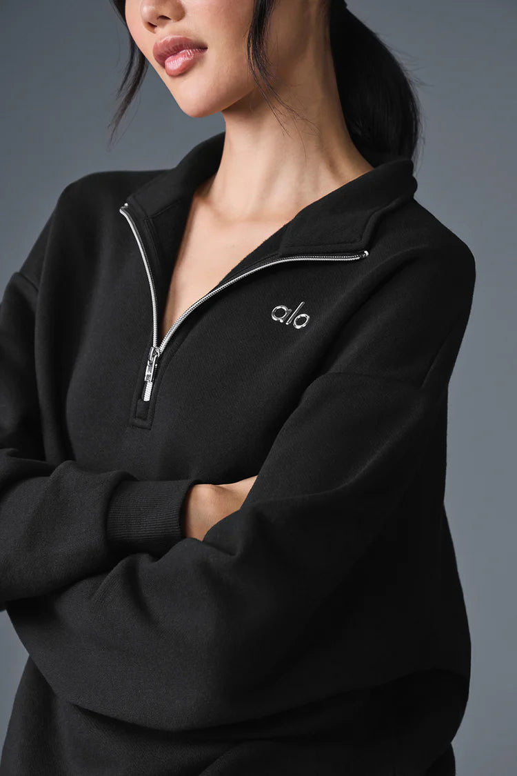 ALO Accolade 1/4 Zip Pullover, SMALL