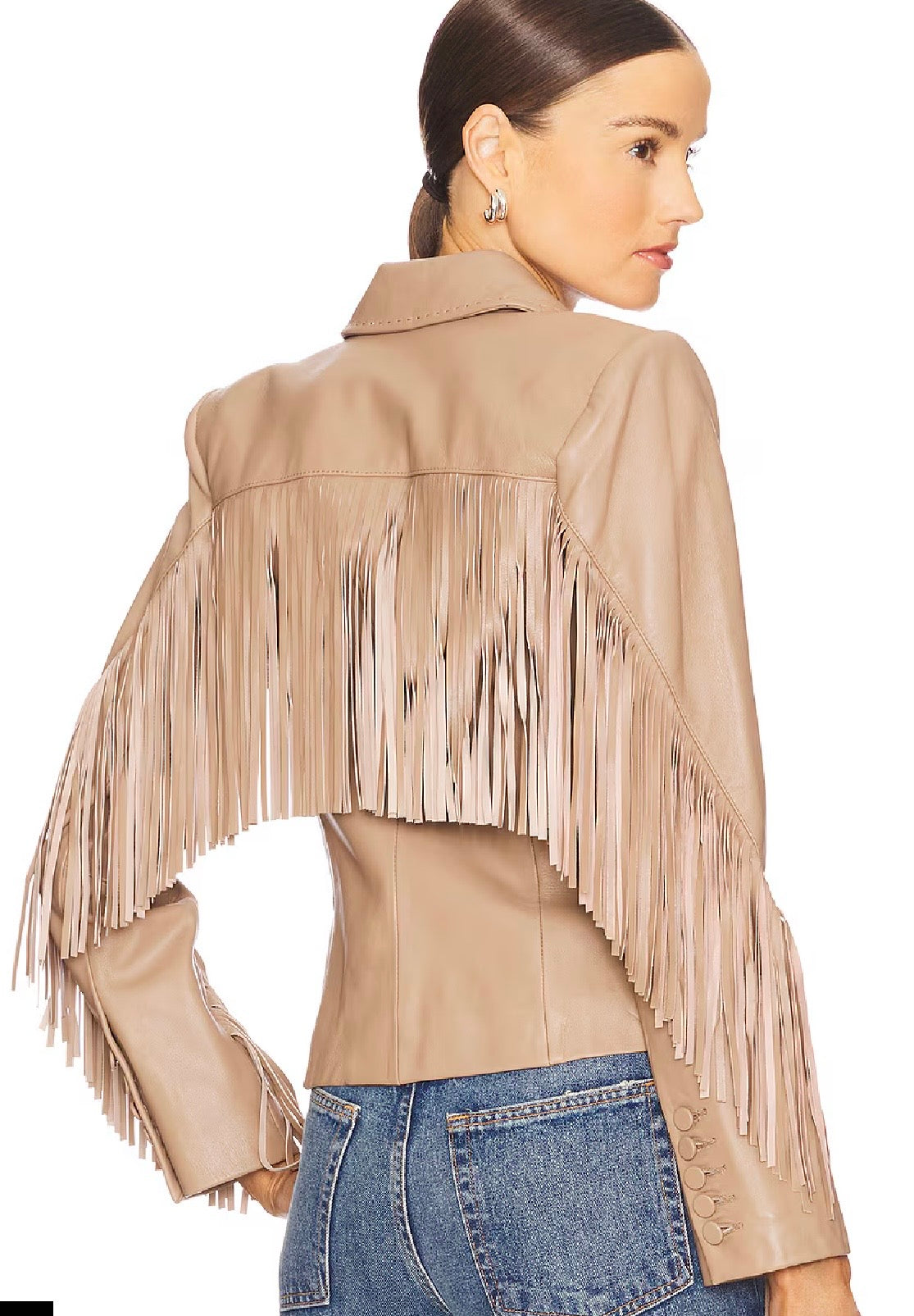 L'AGENCE Vashti Fringe Blazer NWT, SIZE 2