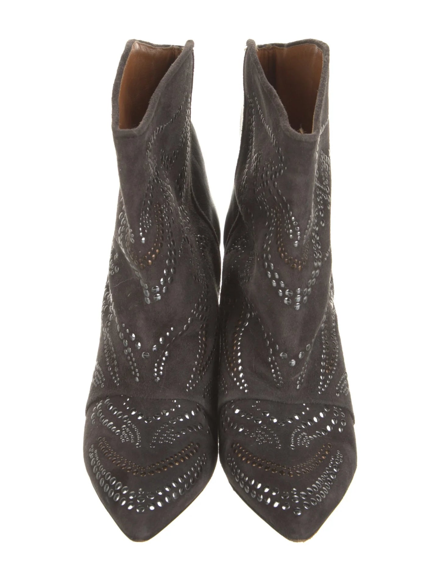 ISABEL MARANT
Suede Studded Accents Western Boots 37