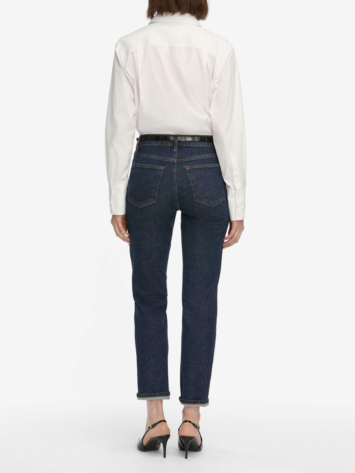 FRAME The Borrowed Straight Leg Jeans, size 25