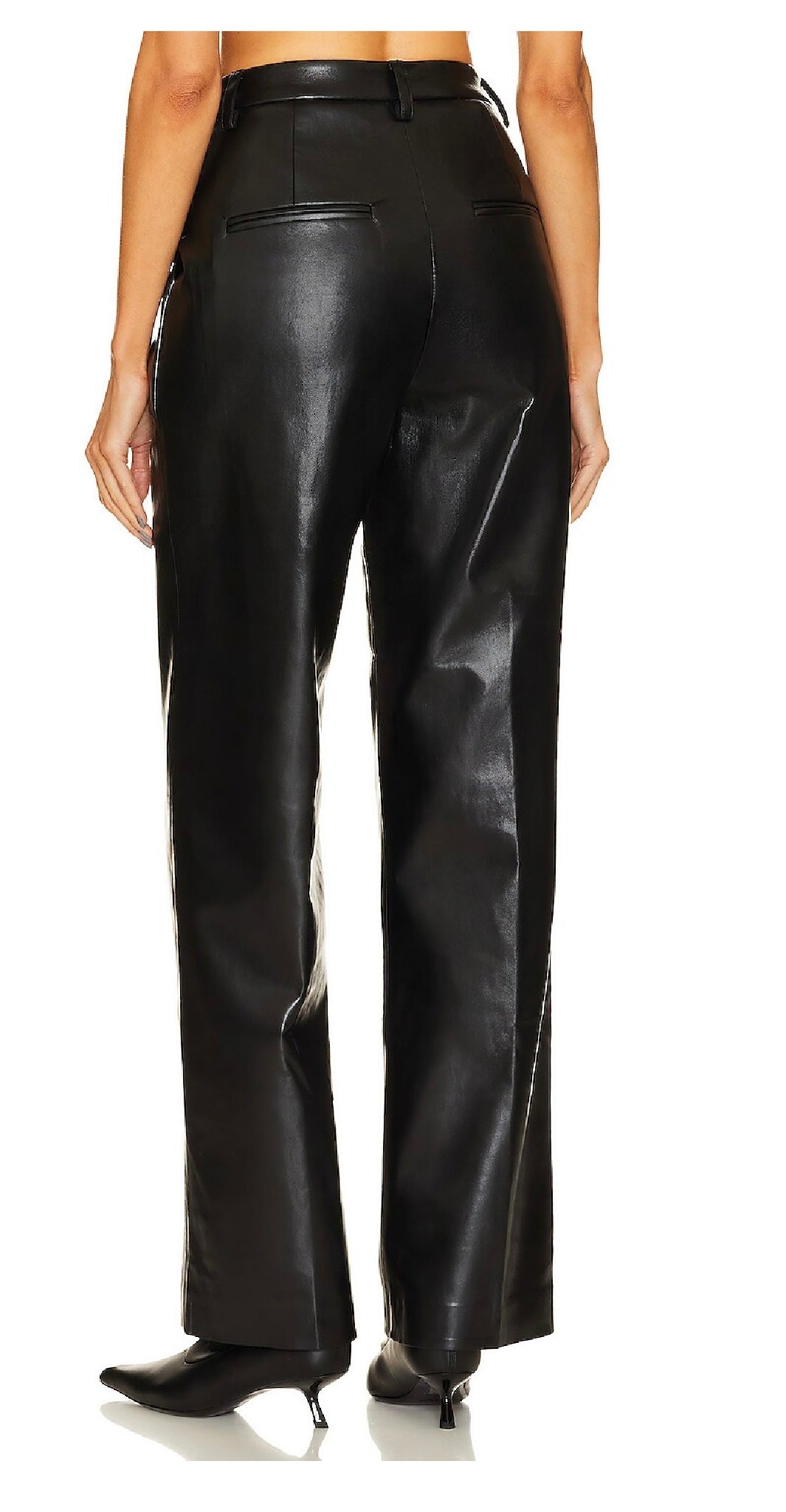 ANINE BING NWT CARMEN recycled leather trouser, Size 38