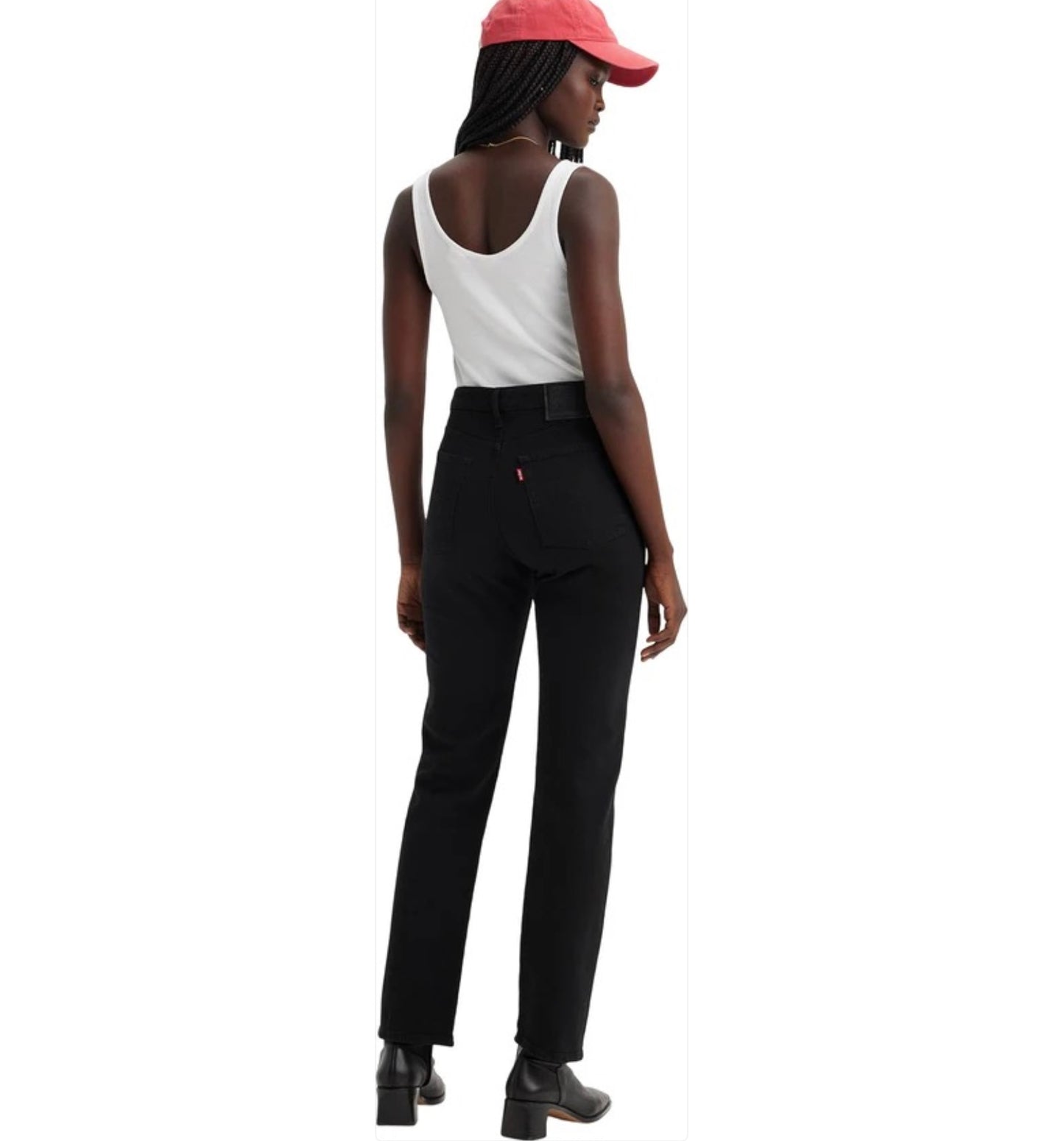 Levi's Black Wedgie Straight Jeans, Size 27