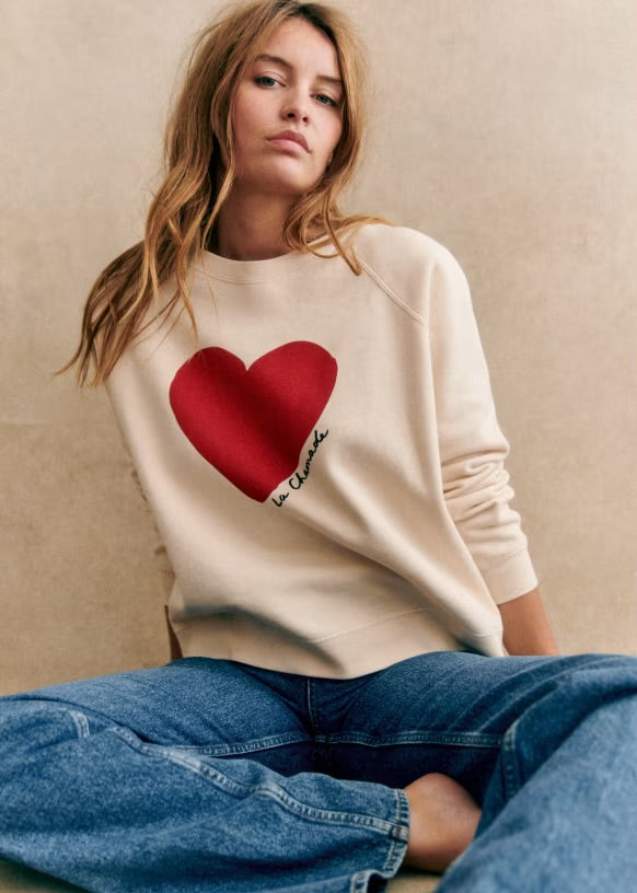 SEZANE LA CHAMADE SWEATSHIRT, SMALL
