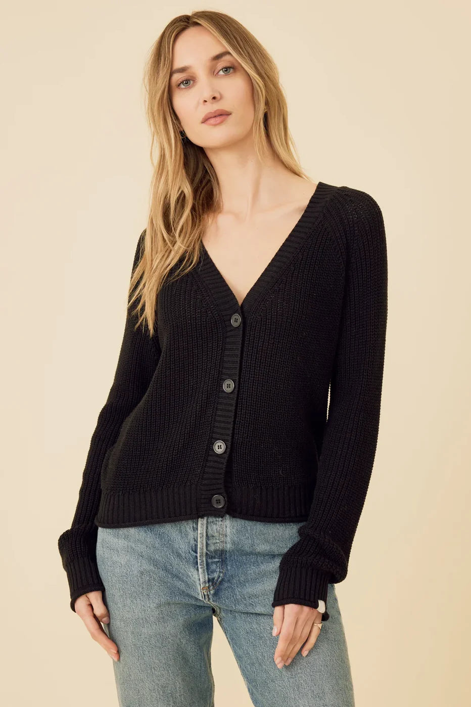 One Grey Day Raleigh Cardigan, SMALL