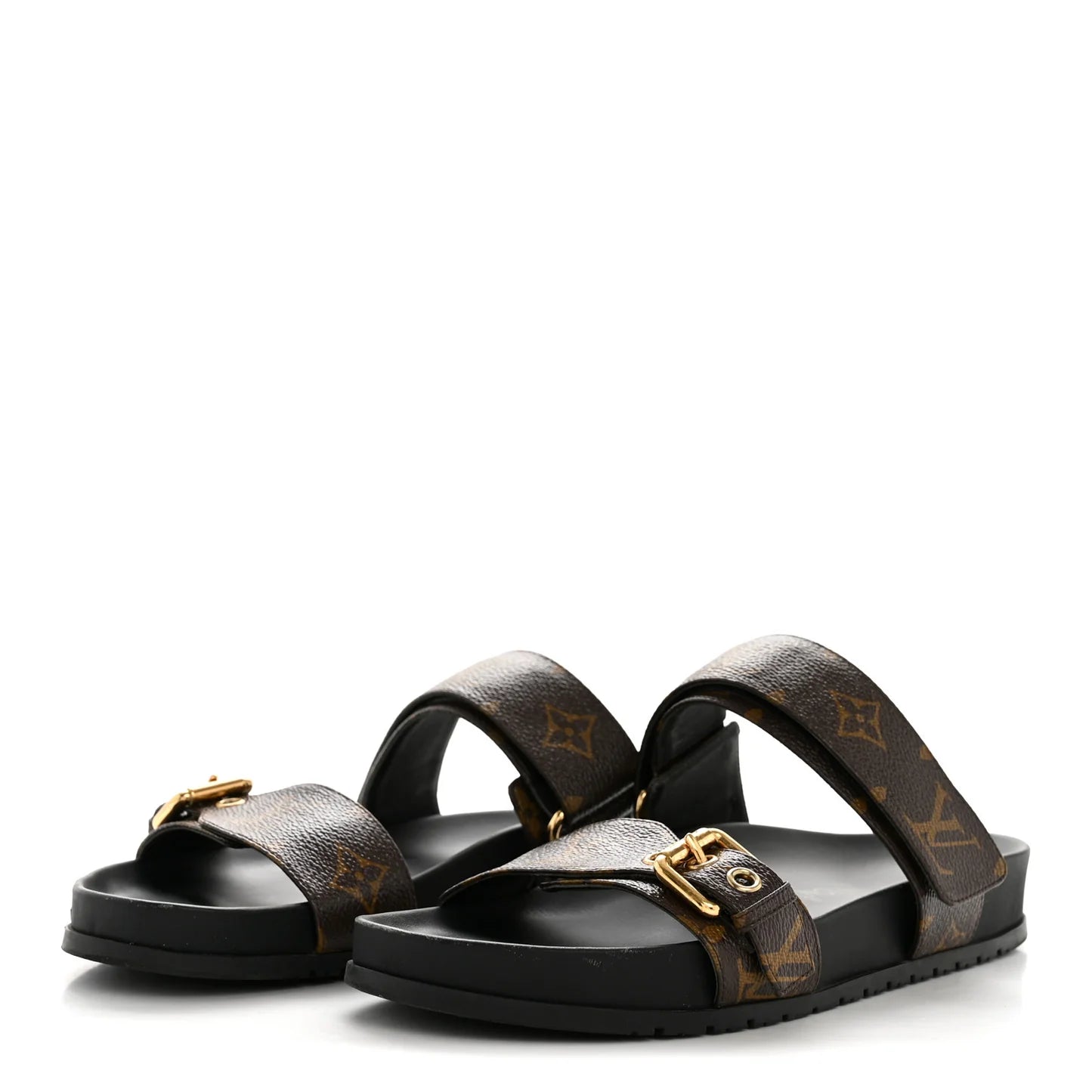 Louis Vuitton Bom Dia Flat Comfort Mule, Size 37 ￼