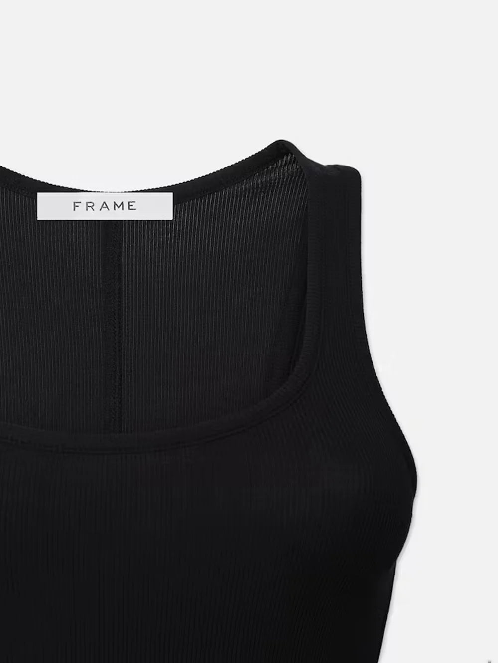 Frame Rib Scoop Neck Tank
in Black, Xsmall