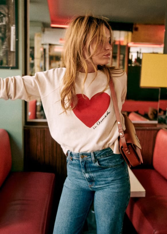 SEZANE LA CHAMADE SWEATSHIRT, SMALL