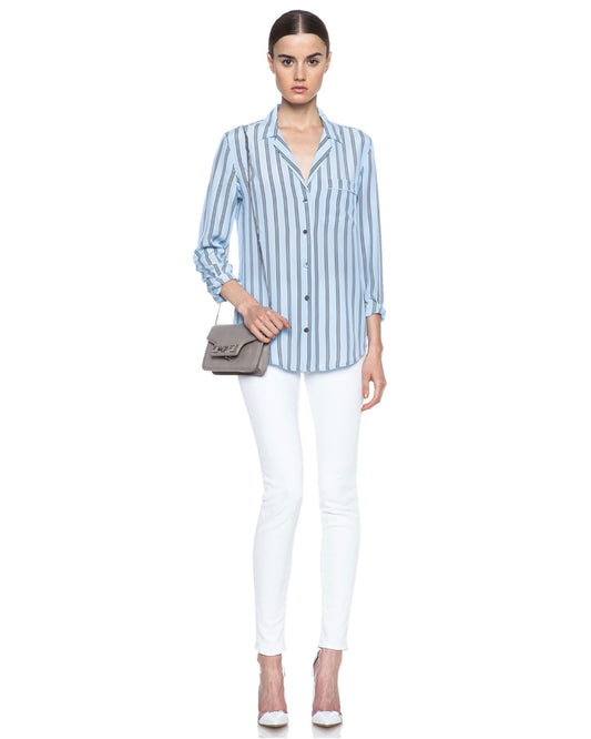 Equipment Keira Silk Blouse, Small￼