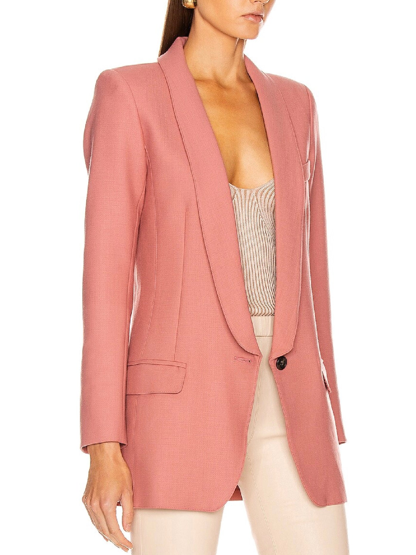 SMYTHE Long Shawl Blazer, SIZE 8