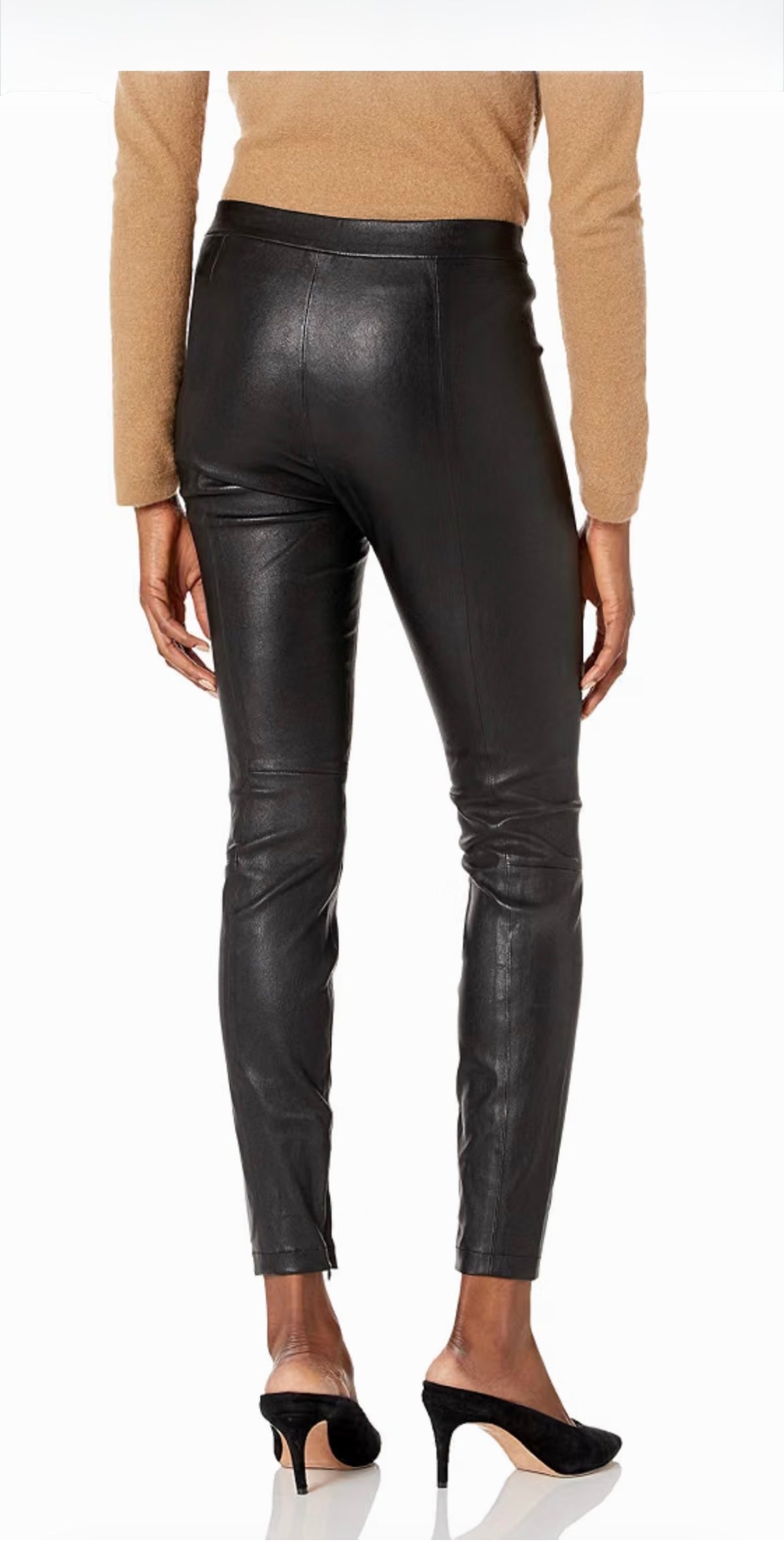 Vince slim lambskin leather pants, Medium