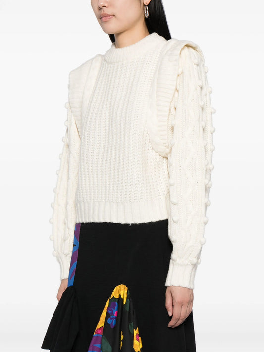 FARM Rio
braided-detail chunky-knit Sweater, XSMALL