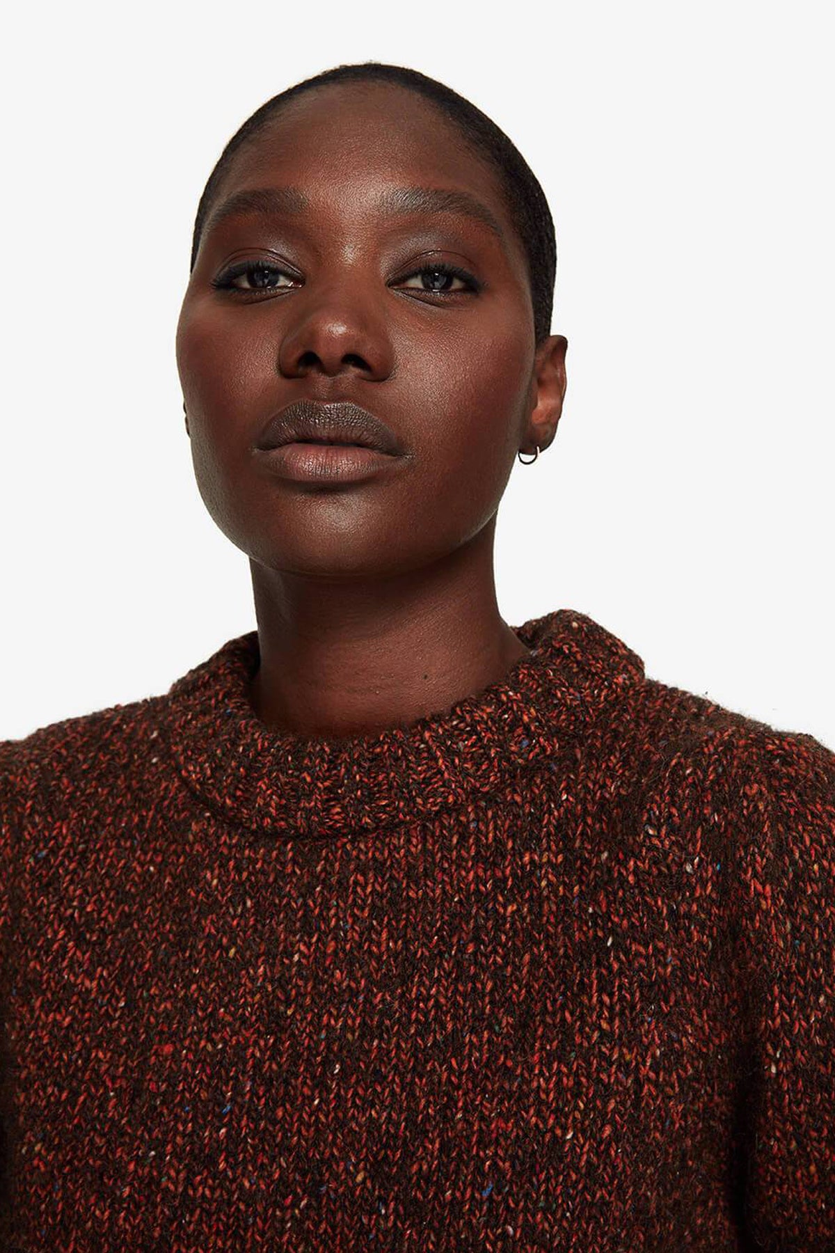 ANINE BING Rosalind Sweater in Brown, Medium