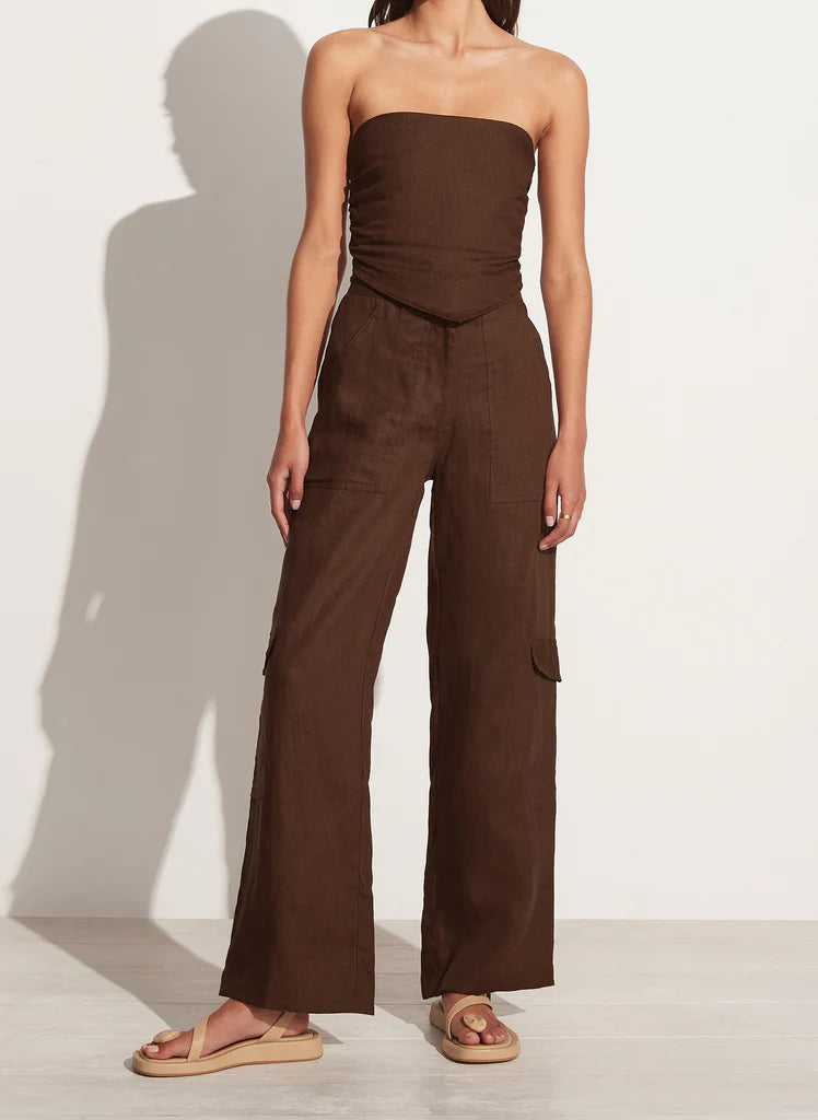 Faithfull the Brand Relais Pants, SIZE 4, Top size 6