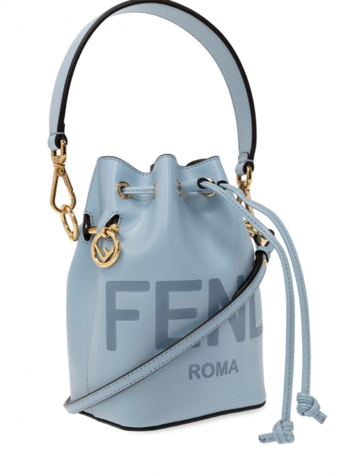 Fendi BLUE ‘Mon Tresor Mini’ bucket bag