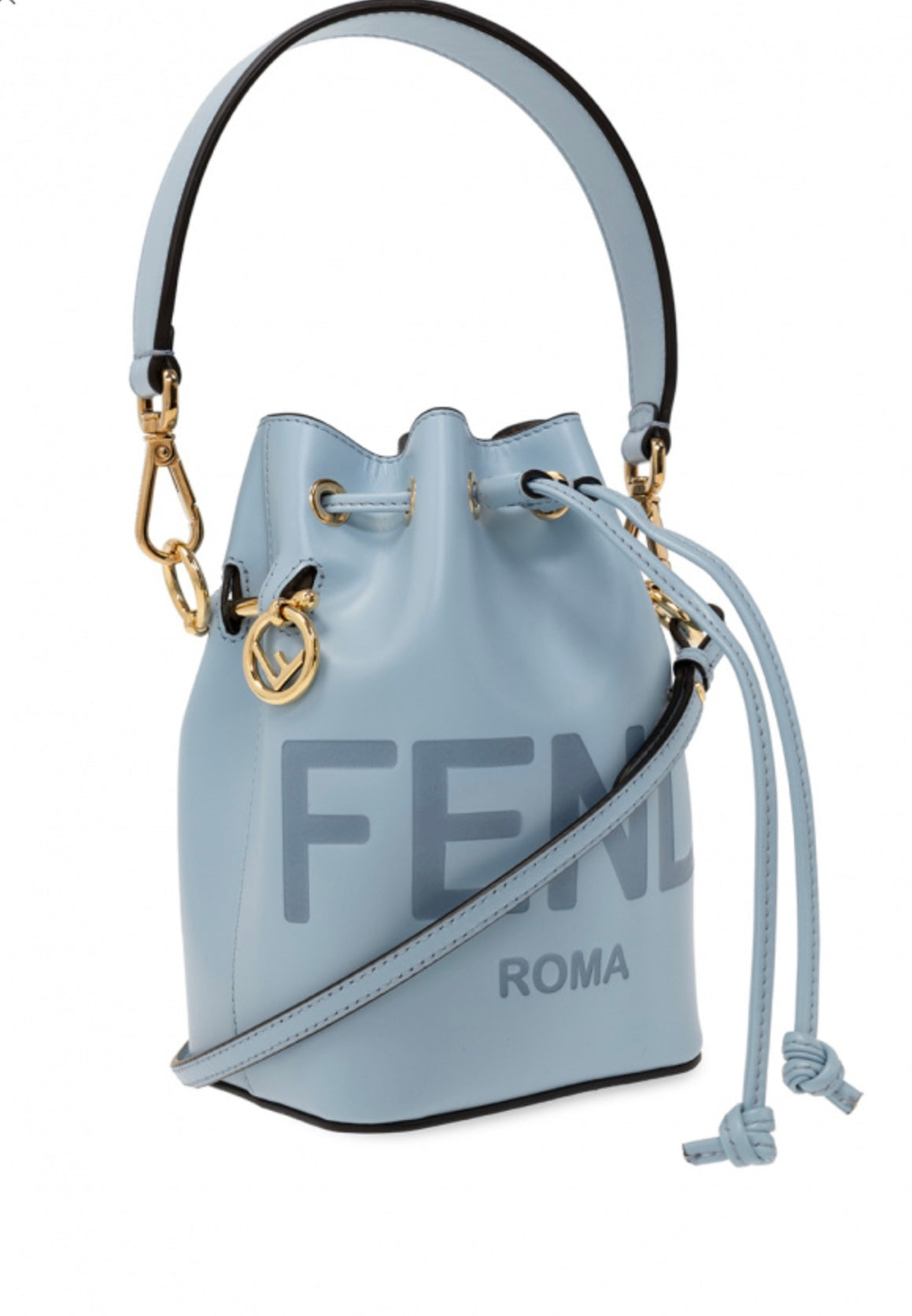 Fendi BLUE ‘Mon Tresor Mini’ bucket bag