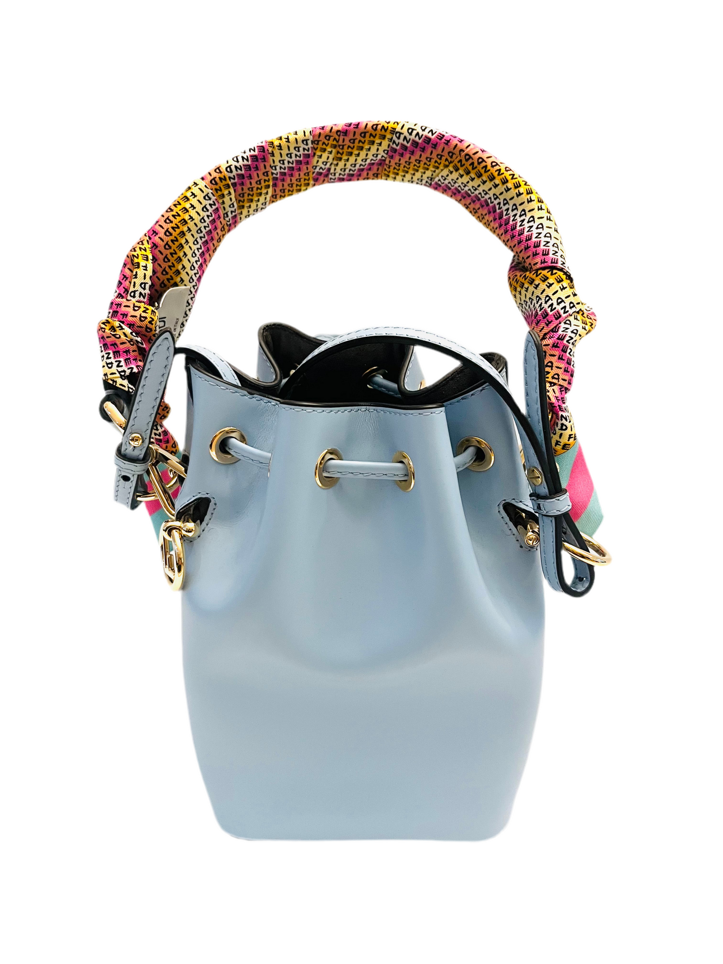 Fendi BLUE ‘Mon Tresor Mini’ bucket bag