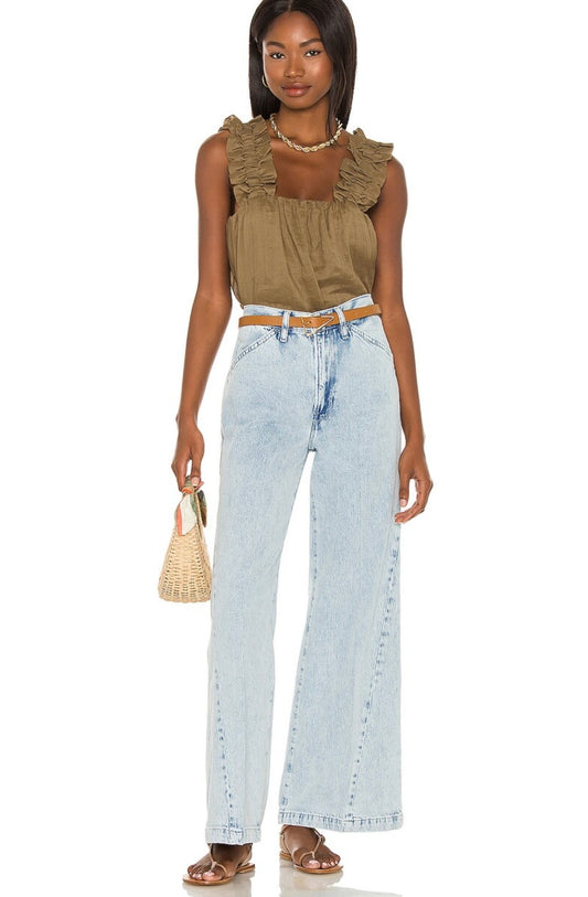 Frame LEbaggy Palazzo Jeans, size 26