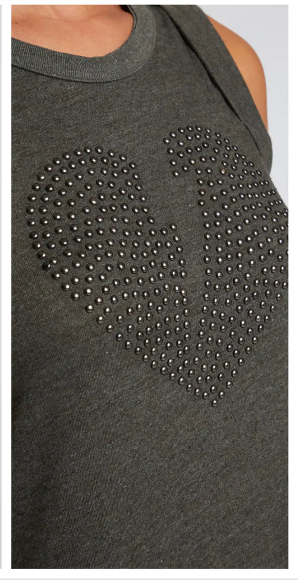 CHASER STUDDED HEART DRESS SMALL