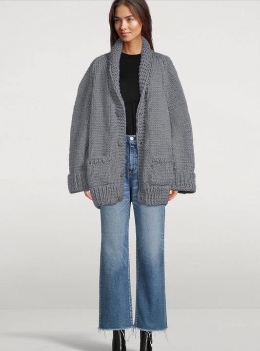 GOGO Après Wool Cardigan, ONE SIZE