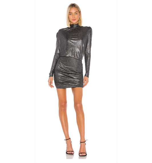 Generation Love Lolita Foil Mini Dress, SMALL