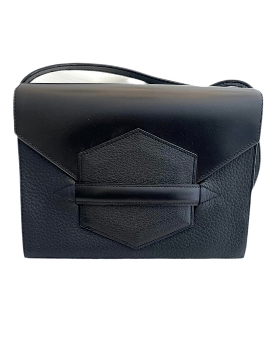 HERMES 
Box Taurillon Clemence Faco Shoulder Bag/Clutch