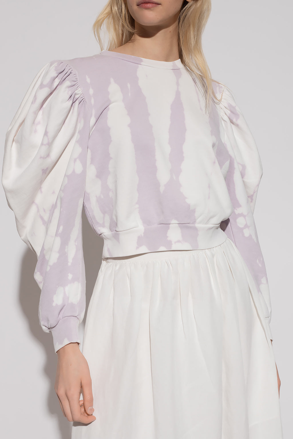 AllSaints PURPLE ‘Elizah’ tie-dye sweatshirt, Small