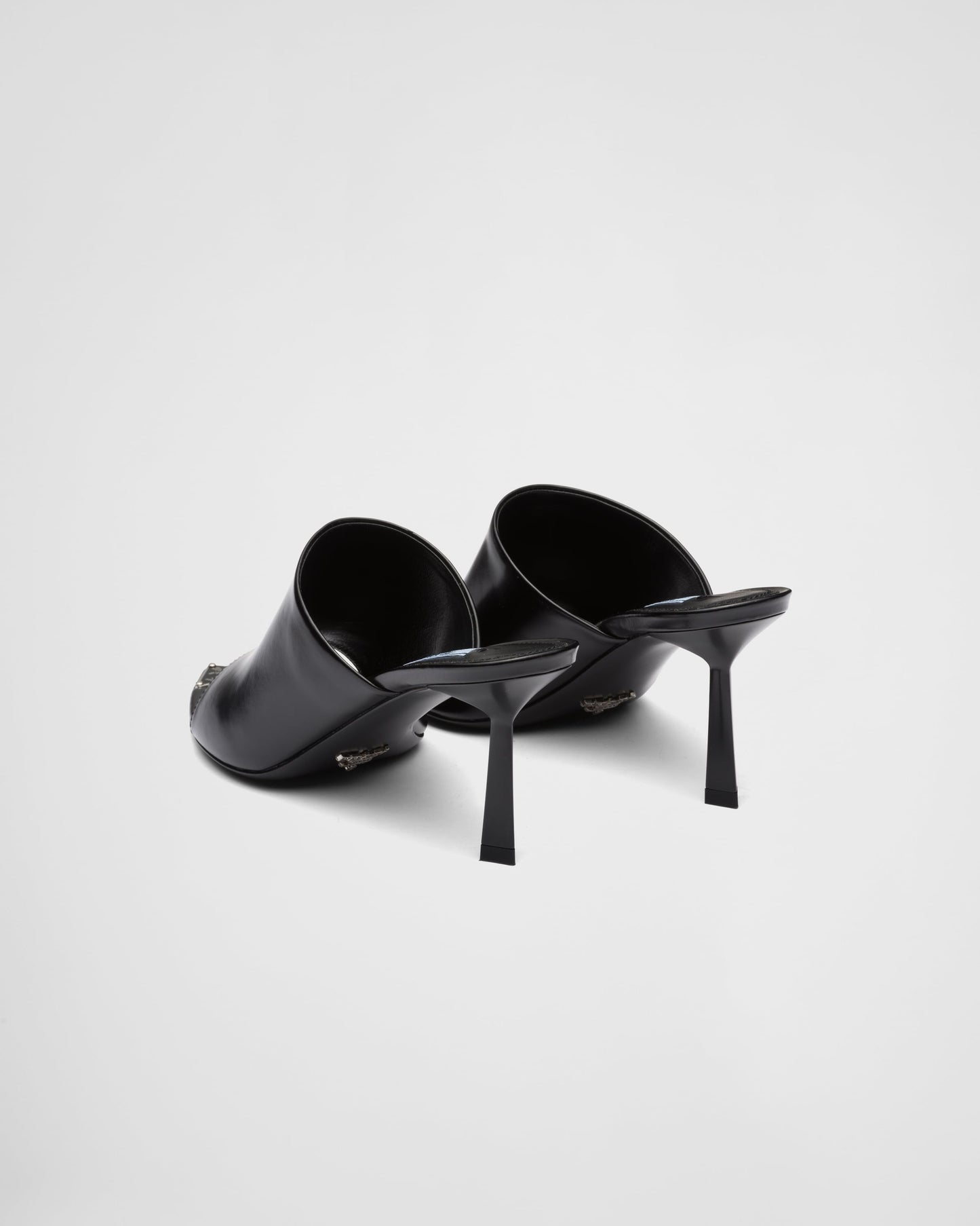 PRADA Brushed leather sandals Calzature Donna mules, size 8.5