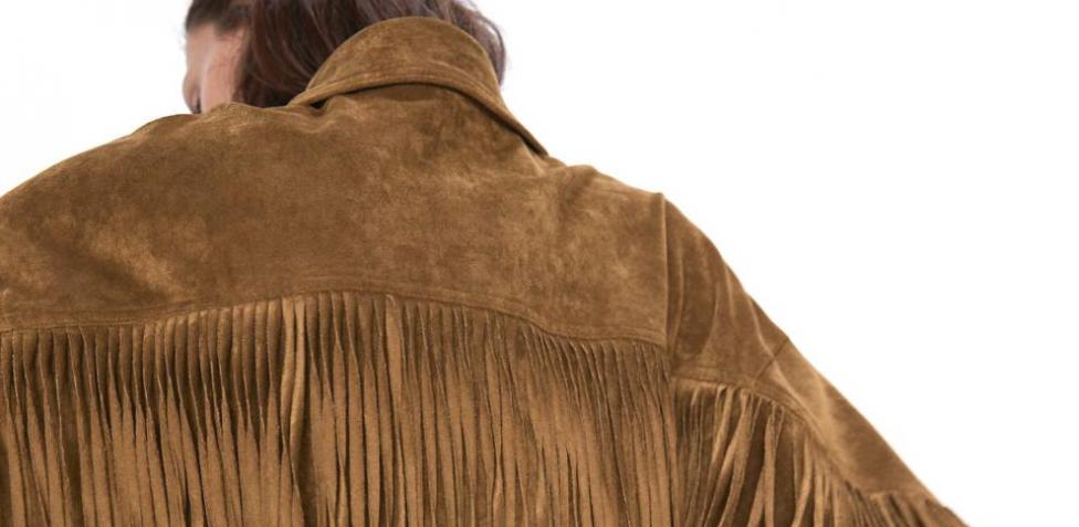 ZARA FRINGE JACKET, SMALL
