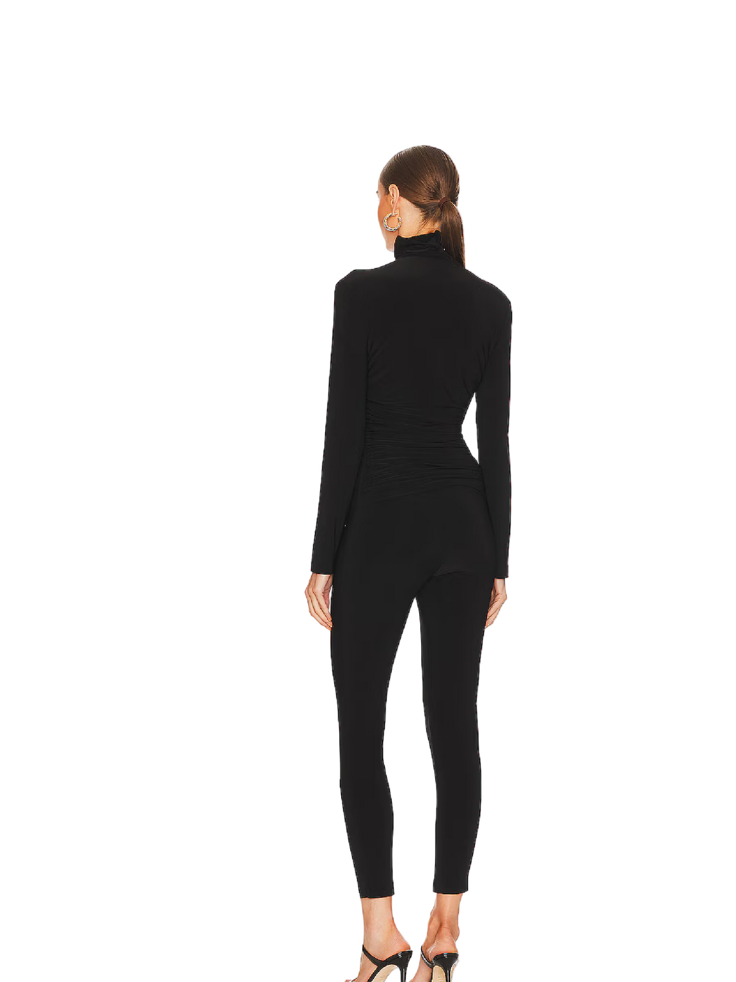 Norma Kamali Turtleneck Catsuit, MEDIUM