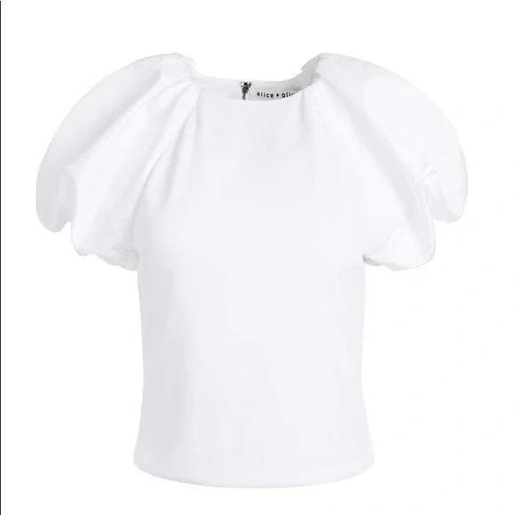 Alice & Olivia CICI bubble top, Small