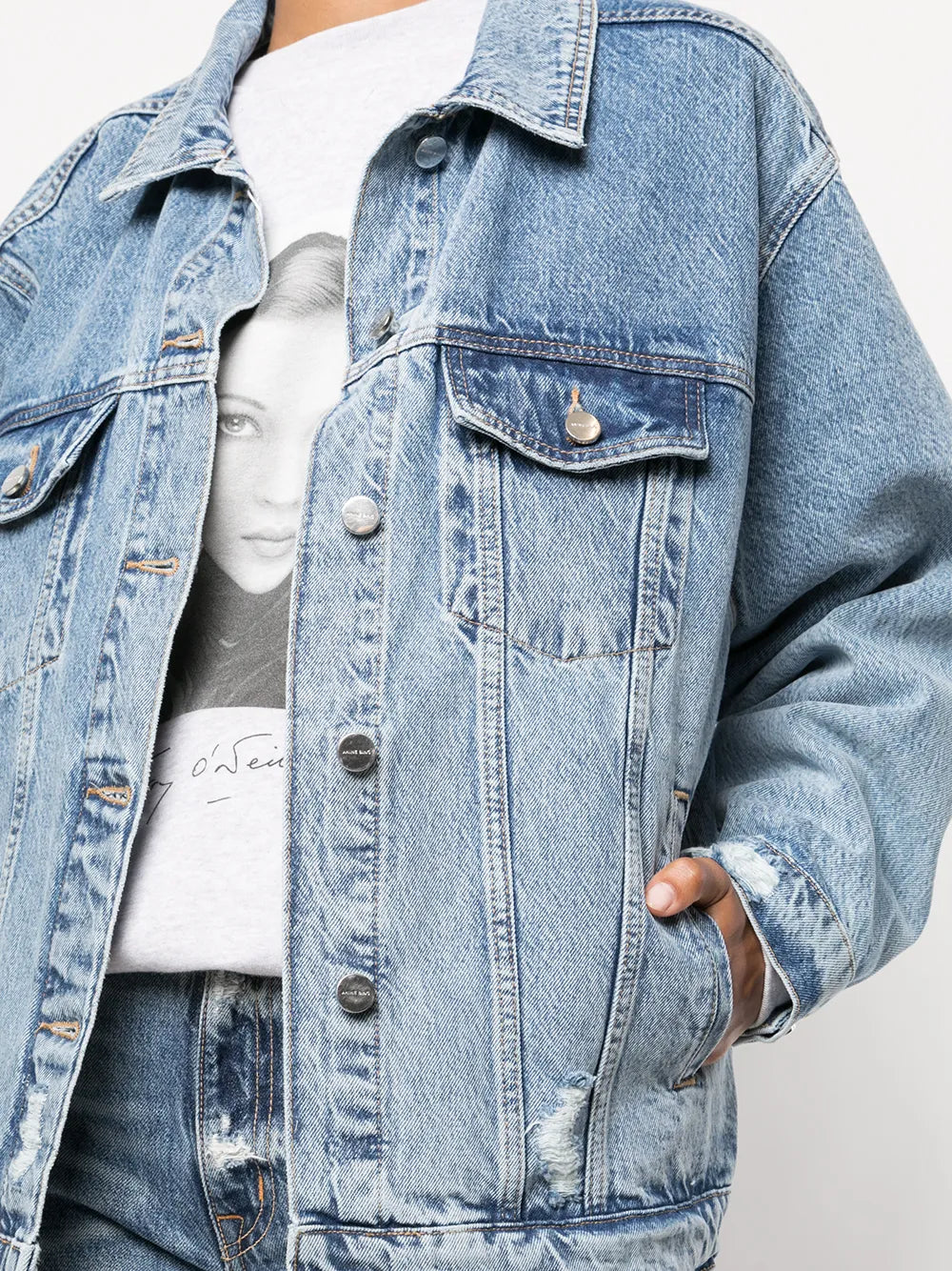 ANINE BING Rory denim jacket, XSMALL