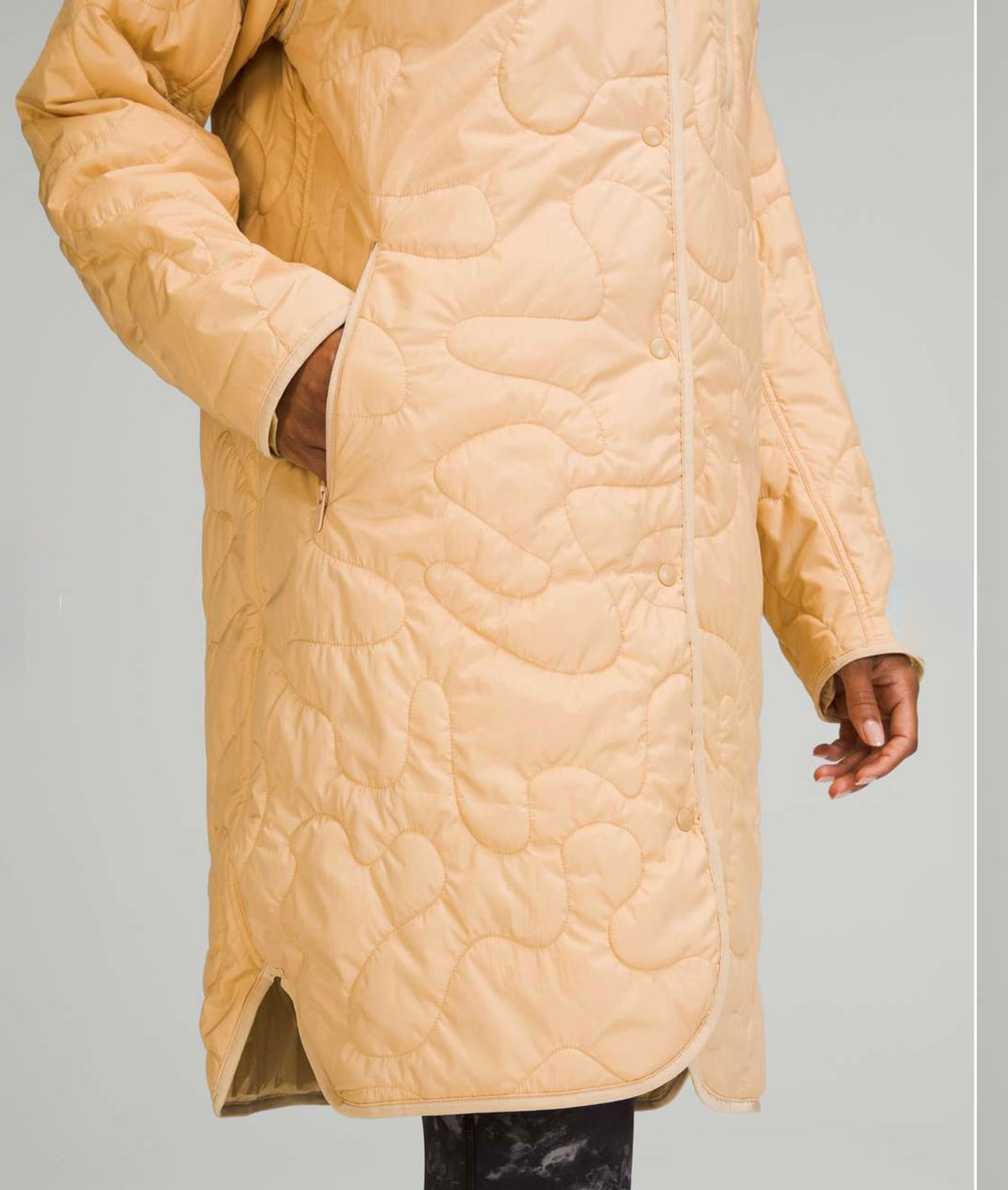 Lululemon Long Bomber Insulated Quilted Jacket,  Women's 6