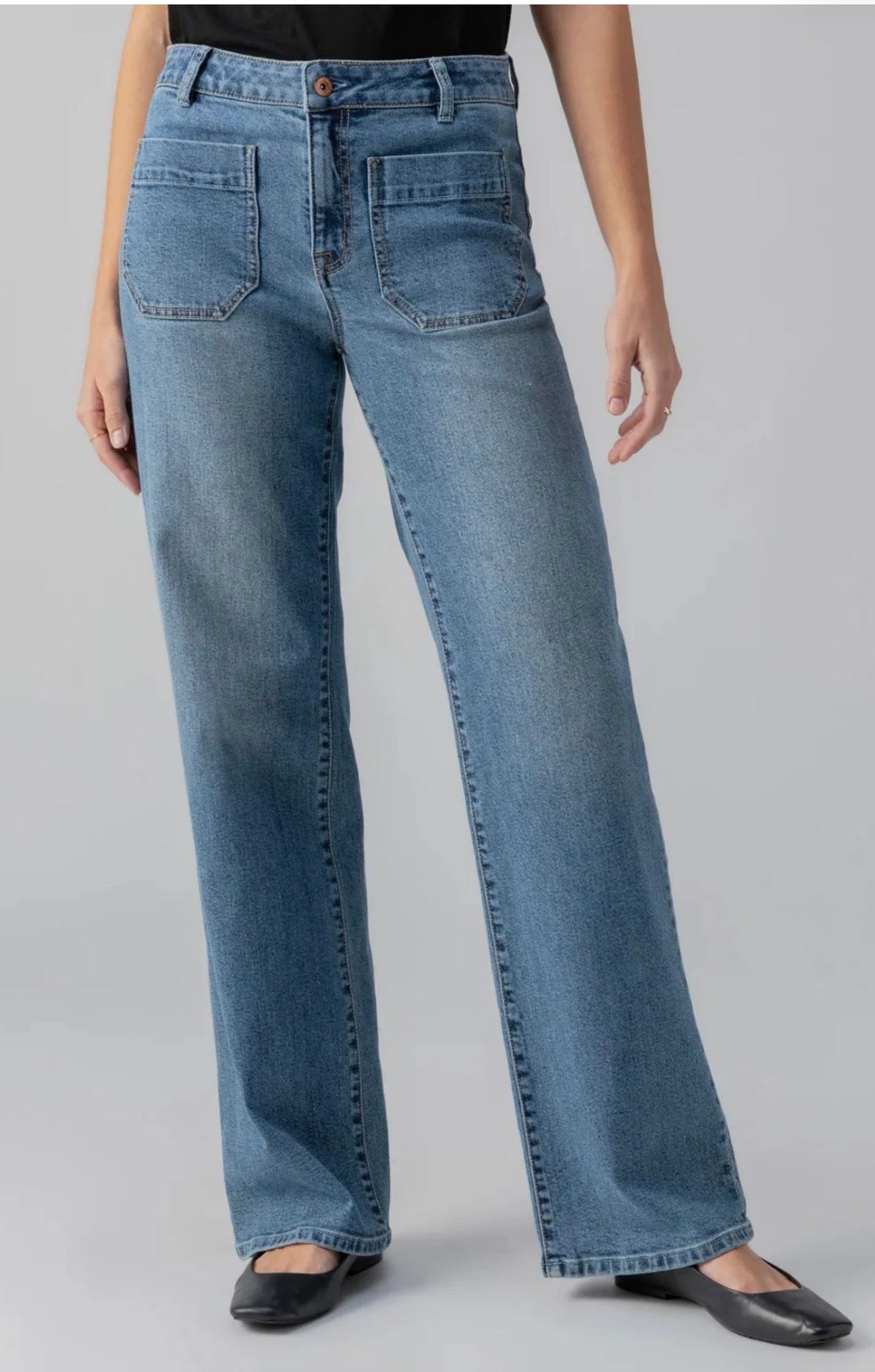 Sanctuary MARINE FULL LENGTH DENIM PANT, NWT SIZES 34