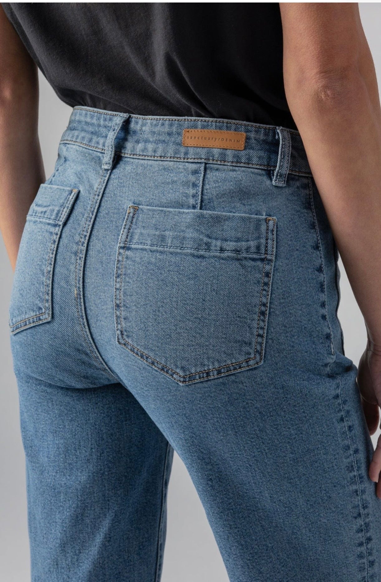 Sanctuary MARINE FULL LENGTH DENIM PANT, NWT SIZES 34