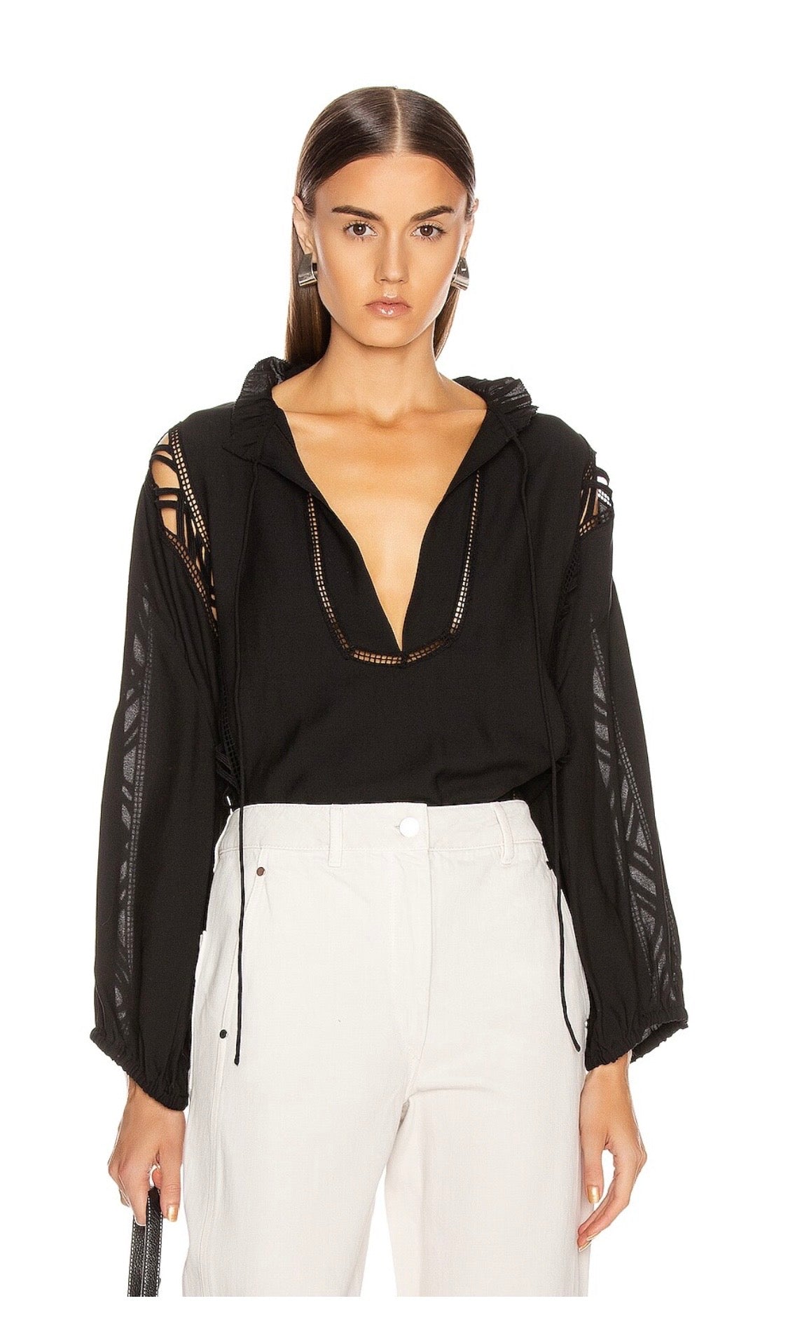IRO  Felicia Blouse in Black, Large