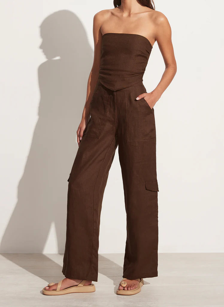 Faithfull the Brand Relais Pants, SIZE 4, Top size 6