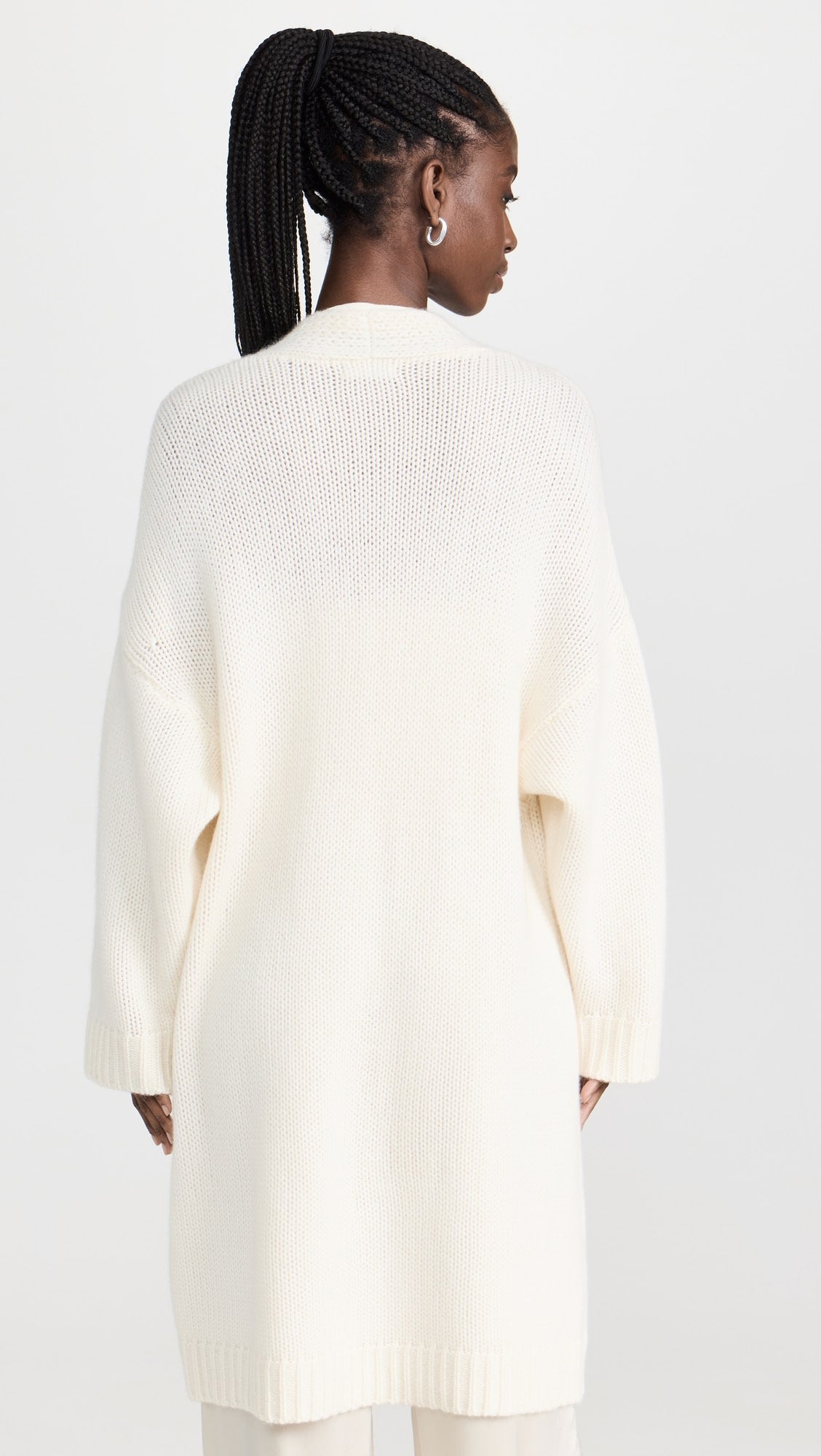 Sablyn Open Front Cashmere Cardigan, XSMALL (fits oversized)