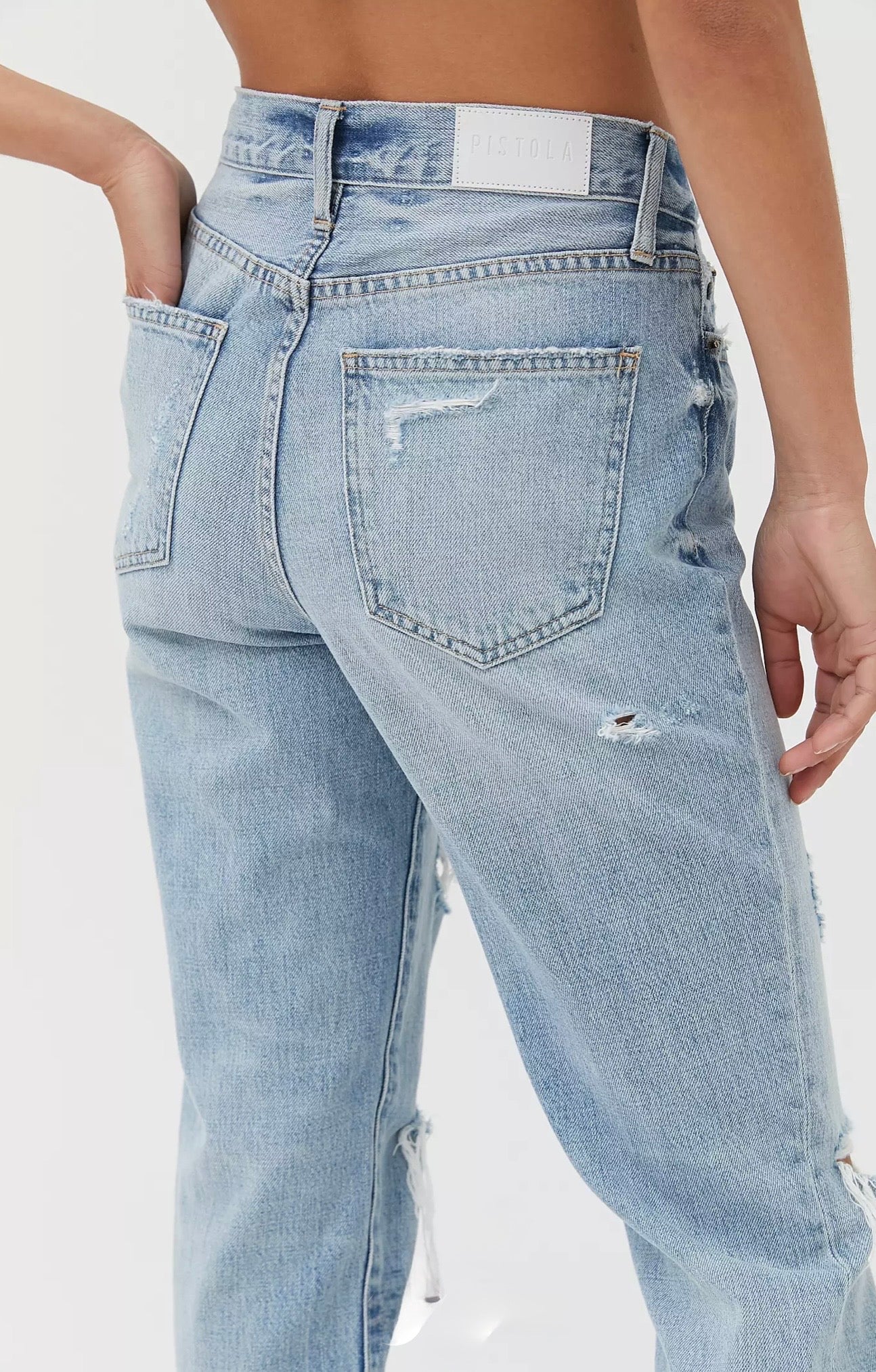 PISTOLA ripped jeans, size 25