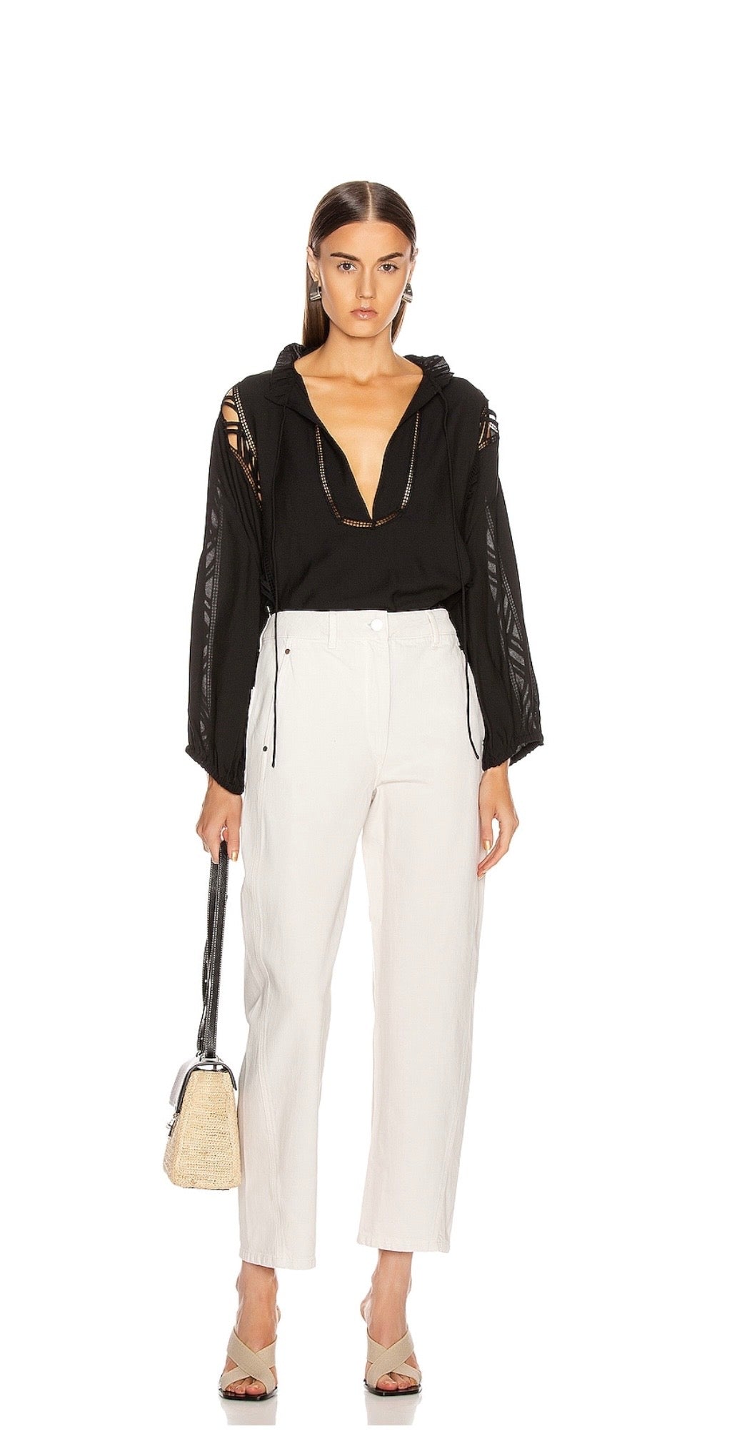 IRO  Felicia Blouse in Black, Large