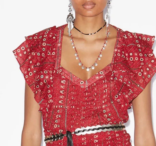 ISABEL MARANT ETOILE, Madrana blouse, Size 34