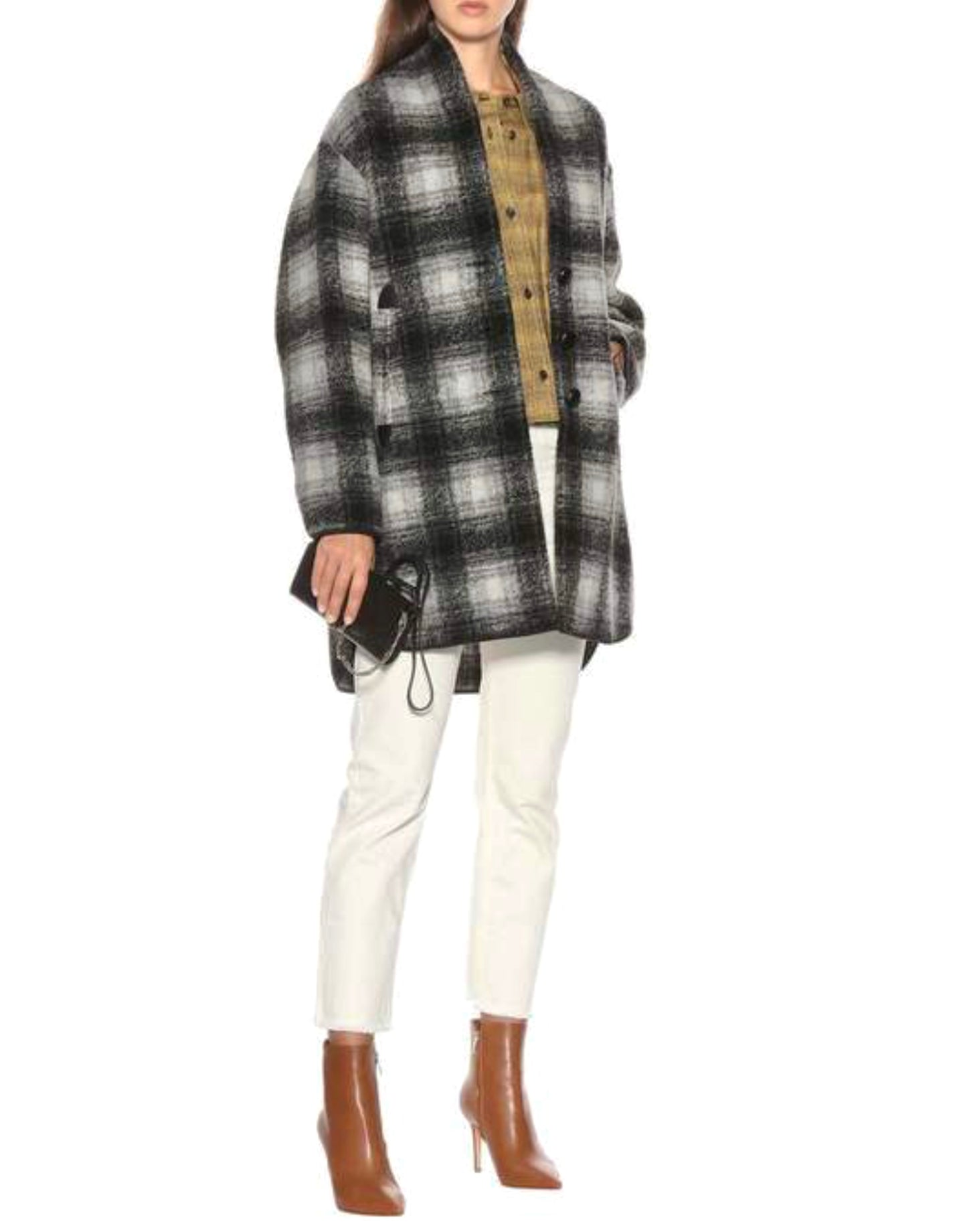 Isabel Marant Etoile Coat in Anthracite,SIZE 36