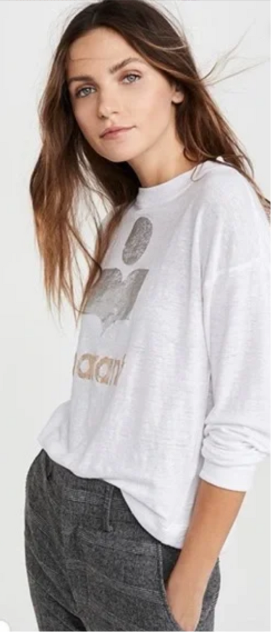 Isabel Marant Etoile Tee Shirt KLOWIA - White SMALL